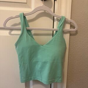 Lululemon align tank in wild mint color size 2